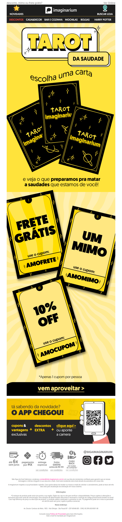 qwdqw, estamos com saudades! 😢