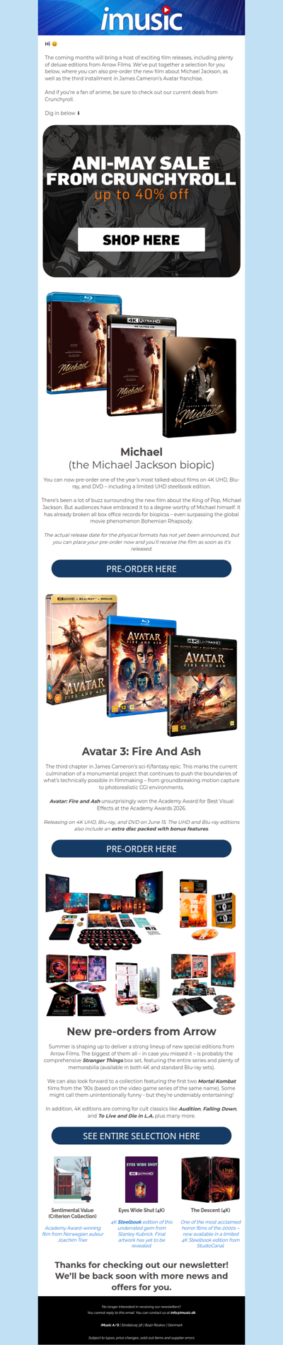 Ani-May film offers | New releases from Arrow Video + more
