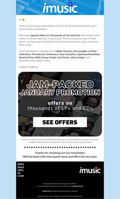 Don’t miss out → thousands of LPs & CDs at reduced prices