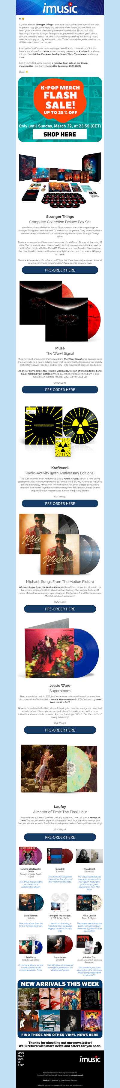 Stranger Things Box Set | News from Kraftwerk & Muse | K-pop Flash Sale