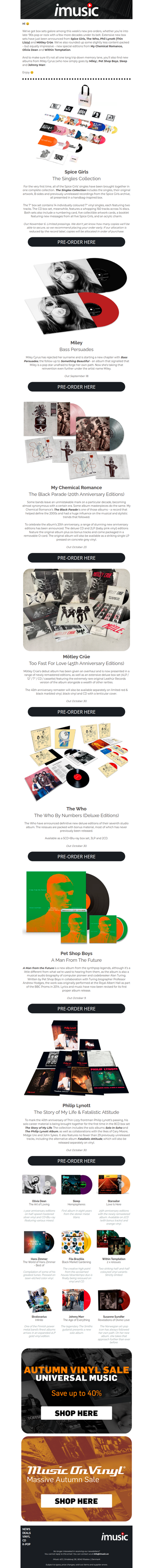 Upcoming deluxe box sets + album news from Miley & Pet Shop Boys