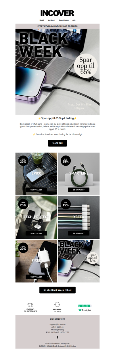 Spar opptil 65% på lading🔋