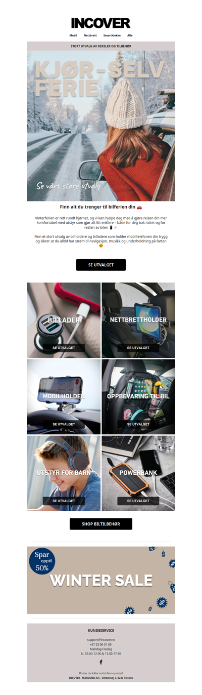 Har du husket det viktigste for reisen din?