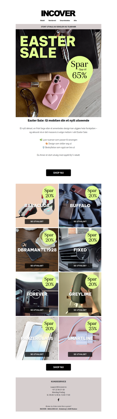 Easter Sale: Gi mobilen din et nytt utseende