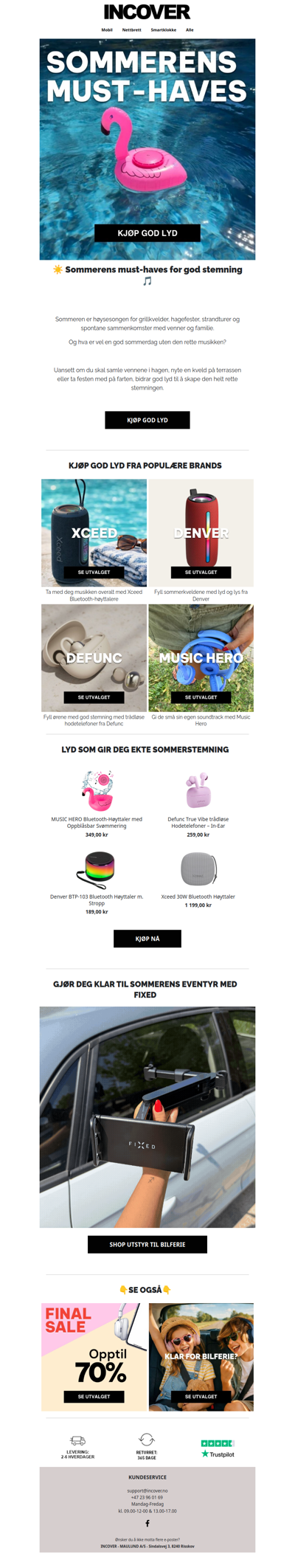 Skru opp sommerstemningen ☀️🎵