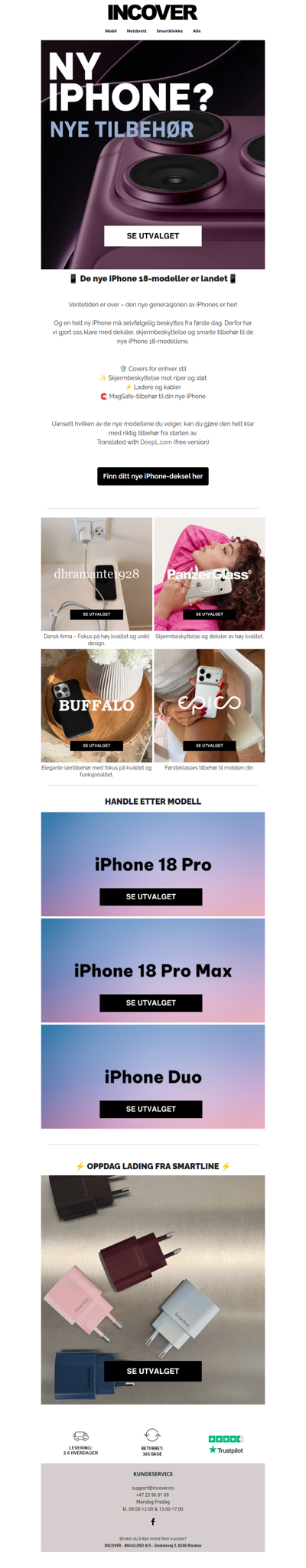 Ny telefon? Da mangler du bare det perfekte tilbehøret 👀