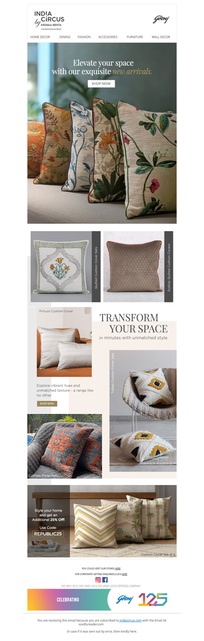 Hey , Limited Time Offer: Additional 25% Off Luxurious Cushion Covers