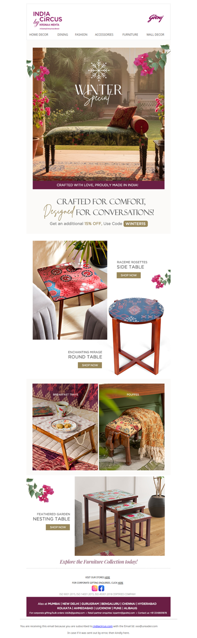 Hey , Elevate Every Corner with Statement Furniture ✨