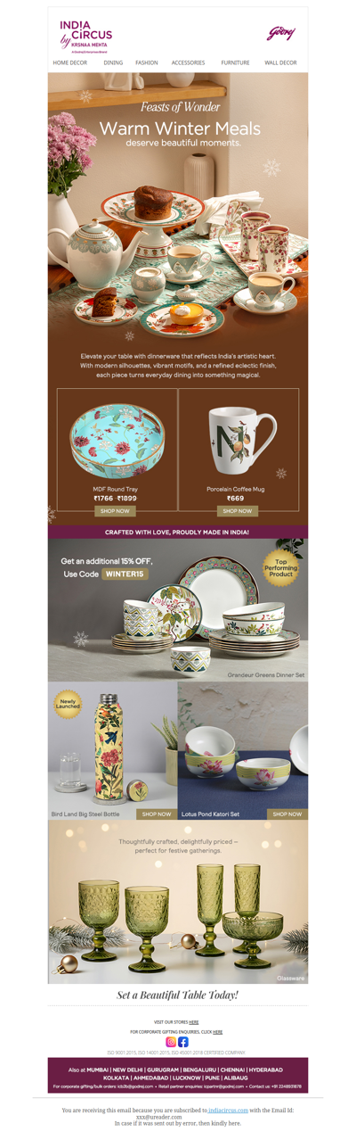 Hey , Set a Table Worth Celebrating 🍽️❄️