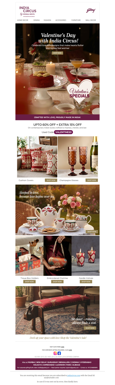 Hey , Valentine’s Day Edit ❤️Up to 60% OFF + Extra 15%