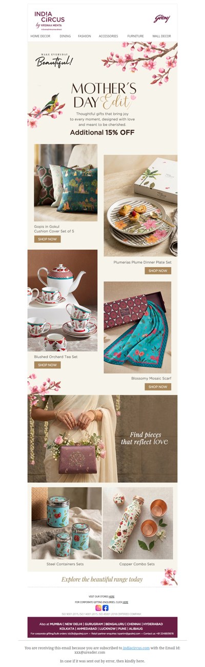 Hey , Mother’s Day Gifts She’ll Love, From India Circus