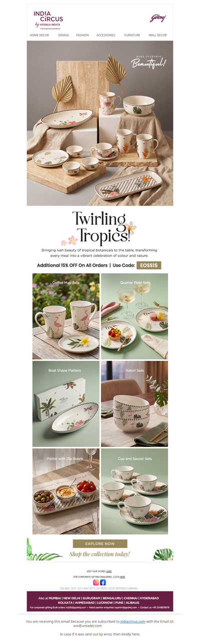 Hey , New Collection Alert! ❤️ Let the Tropics take over 🌴🦩