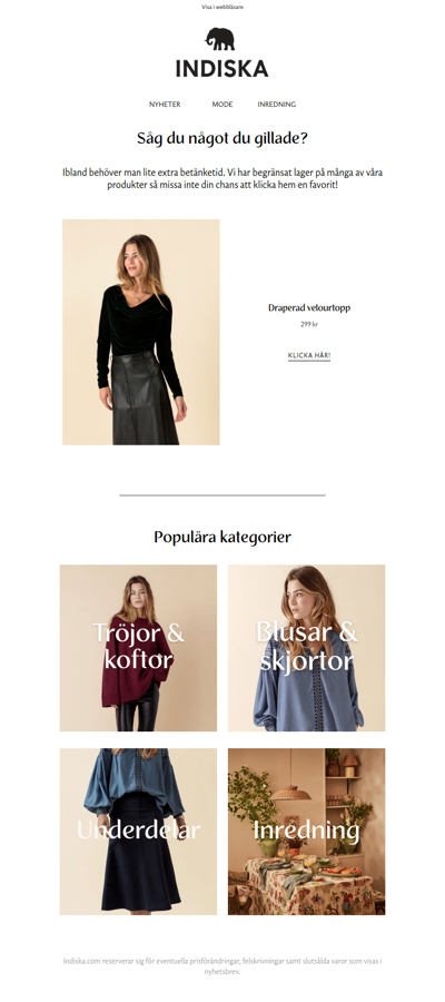 Såg du något du gillade?