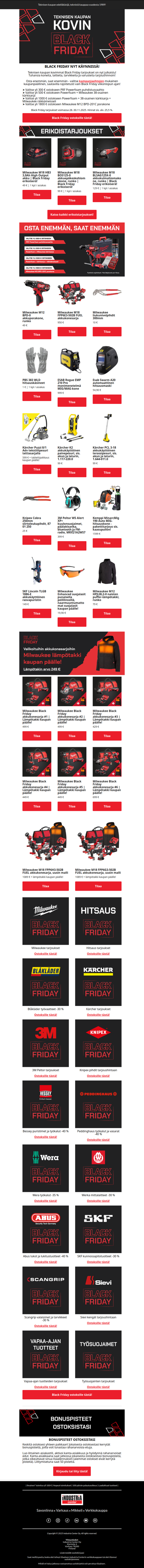 BLACK FRIDAY NYT KÄYNNISSÄ