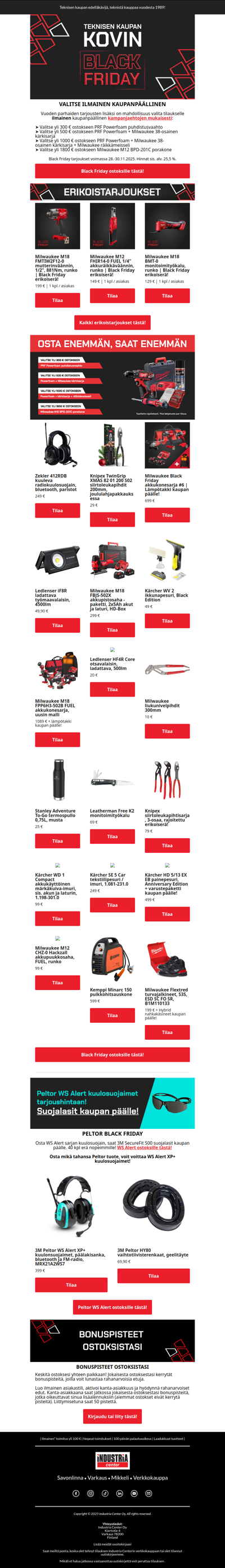 Valitse ilmaiseksi jopa Milwaukee porakone!