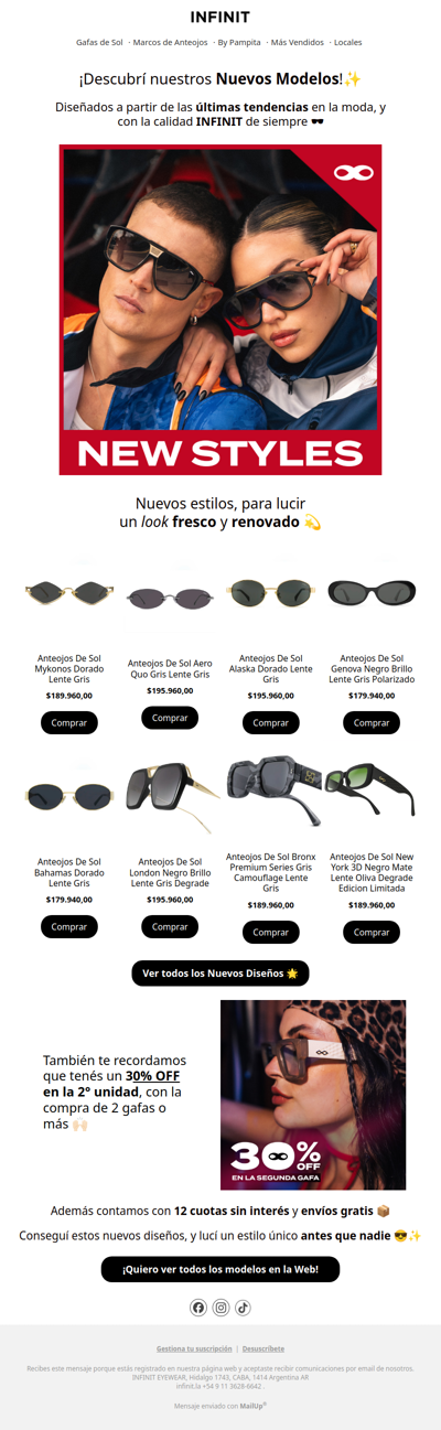 ✨ NEW IN: Nuevos Diseños de temporada 🕶️