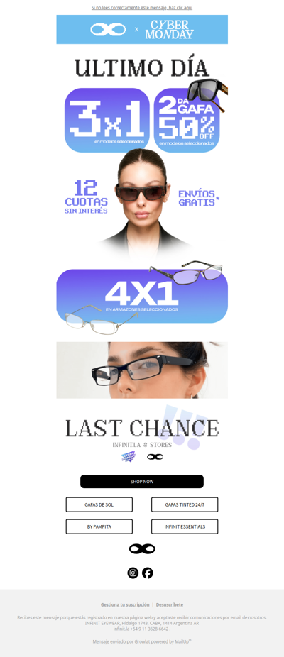 ⏰¡Último día de 3x1 y 4x1! 💥