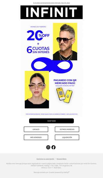 Empezá febrero con todo 👓🔥