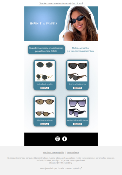 Gafas By Pampita 👓✨. ¡12 cuotas sin interés!