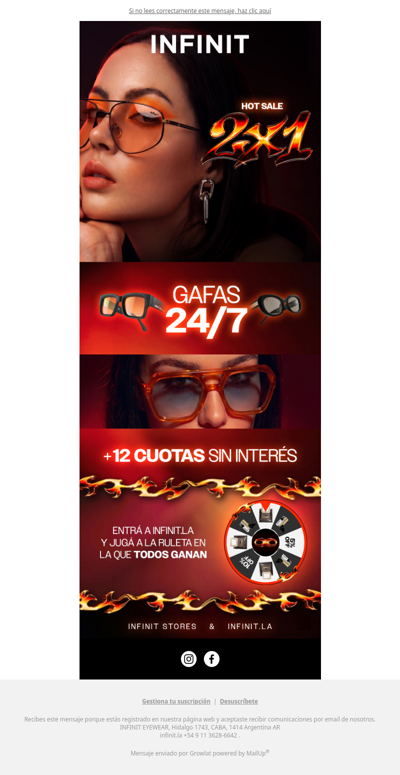 👓Las gafas que buscás a 2x1 más 12 cuotas sin interés 🔥