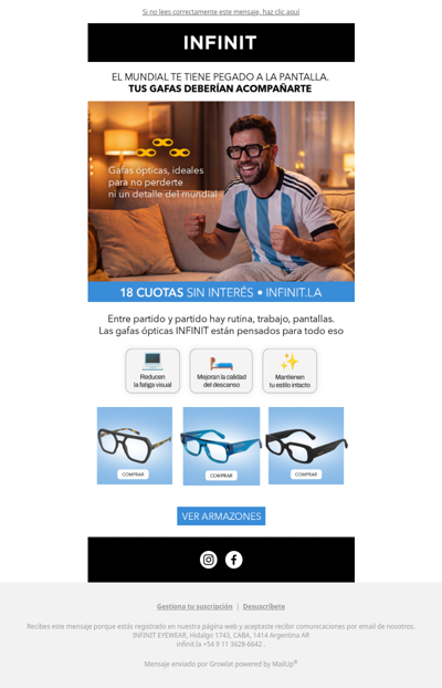 👓Renová tus armazones a 18 cuotas sin interés🔥