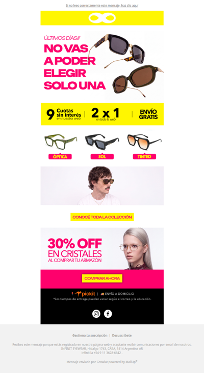 Aprovechá 2x1 en 👓