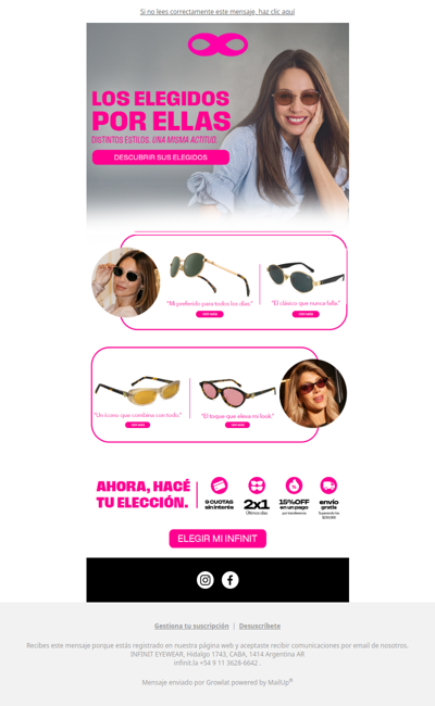 Elevá tus looks con las 👓 elegidas por ellas