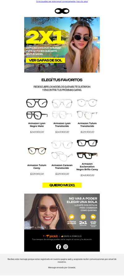 🚨¡Ultima oportunidad! 2x1 + envío gratis 👓
