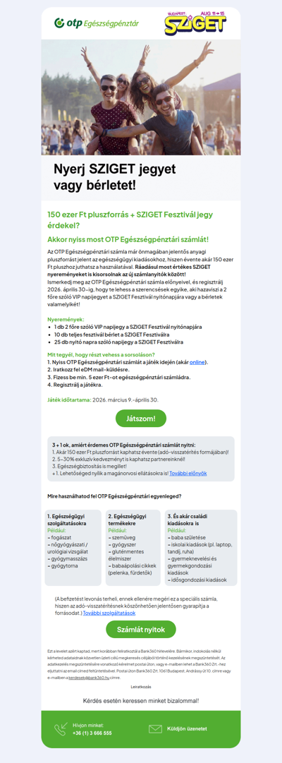 🎟️ Sziget jegy + 150.000 Ft? Most érdemes lépni