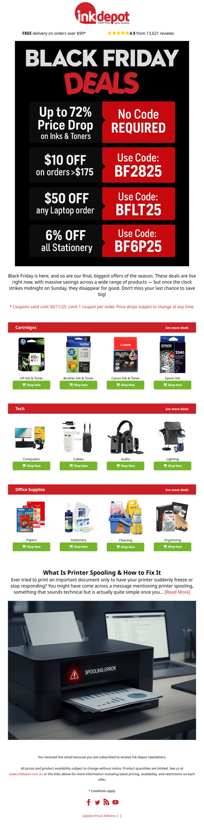 🚨 LAST CHANCE! These new Black Friday specials are ending soon. 👀