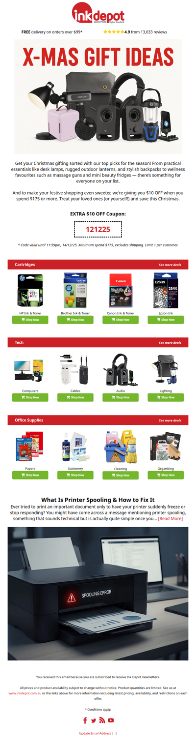 X-Mas Gift Ideas + $10 Coupon 🎁🎄