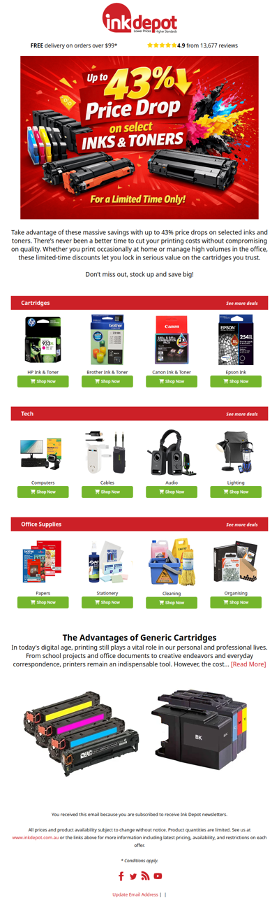 Pay Less, Print More - Save Up to 43% Today 🖨️💥