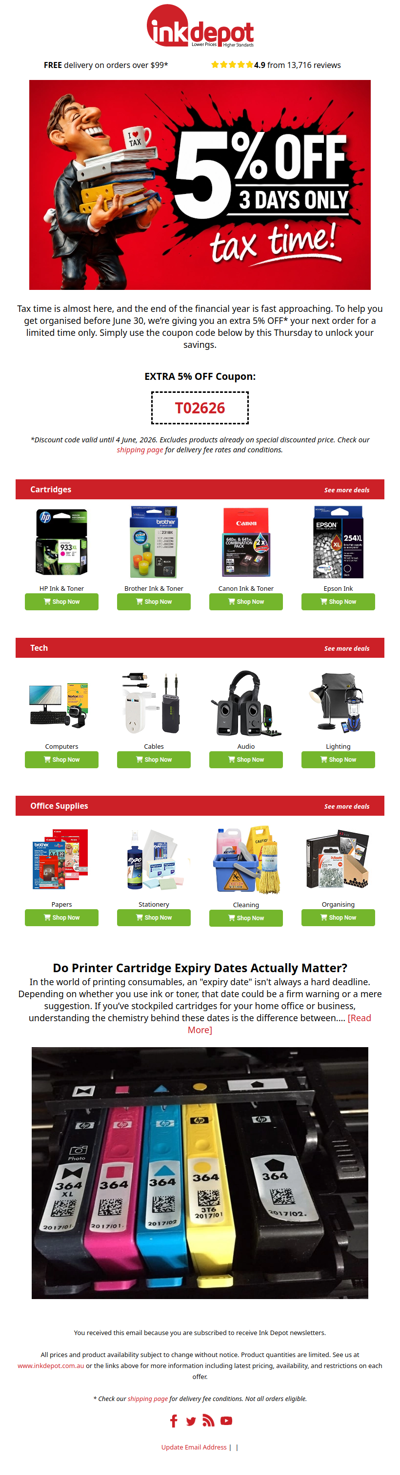 EOFY Storewide Savings - 3 Days Only! 🏷️👀