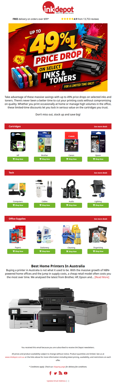 Save Up to 49% Today - Pay Less, Print More 🖨️💥