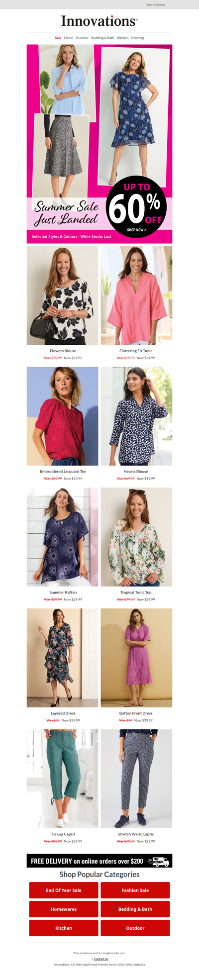 👗 Fashion SALE | Up to 60% Off Selected Styles!