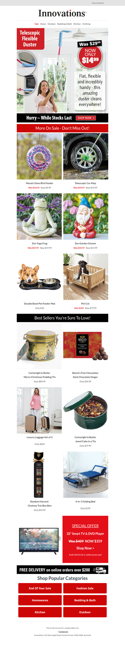 SALE | Telescopic Flexible Duster Only $14.99!