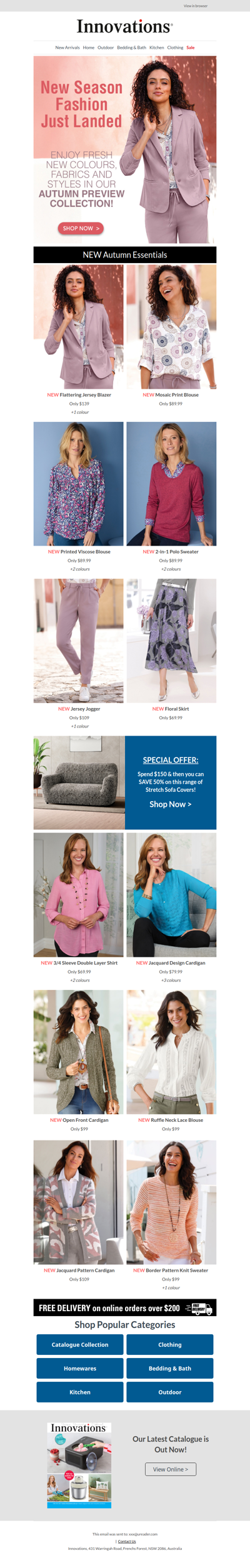 New Season Fashion Just Landed!