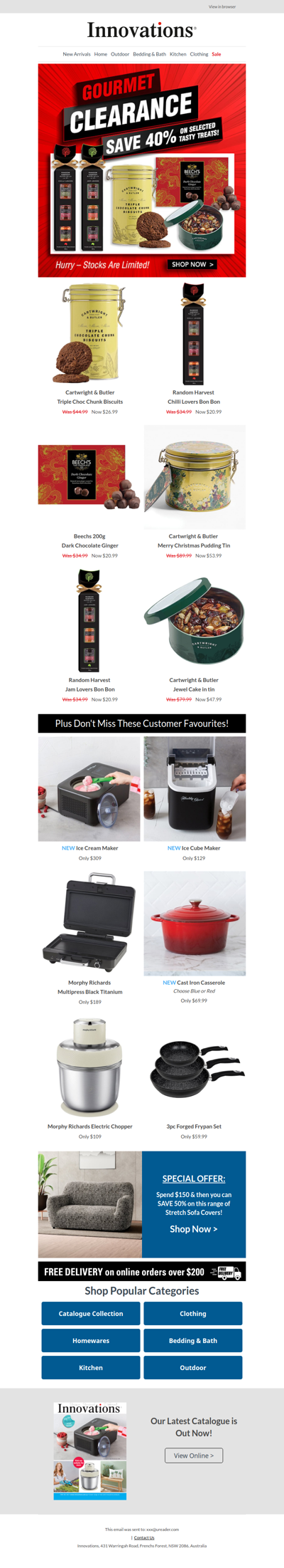 SALE | 40% Off Selected Food – While Stocks Last!