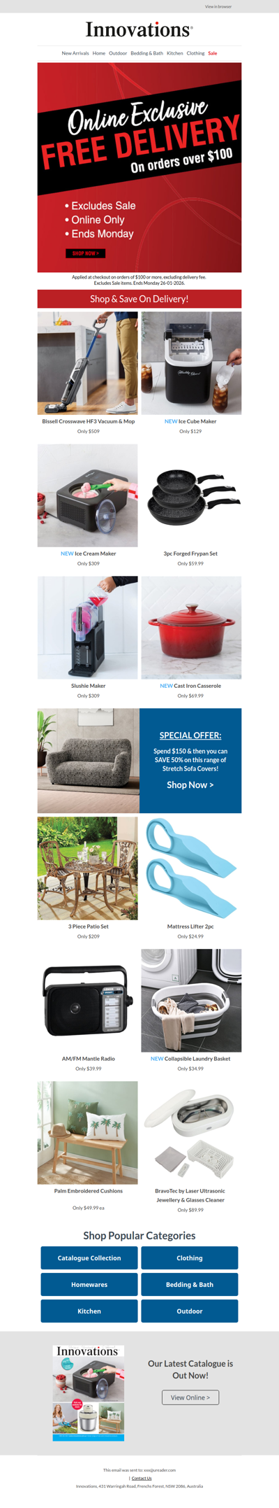 FREE Delivery Continues – Spend $100+ to Unlock!