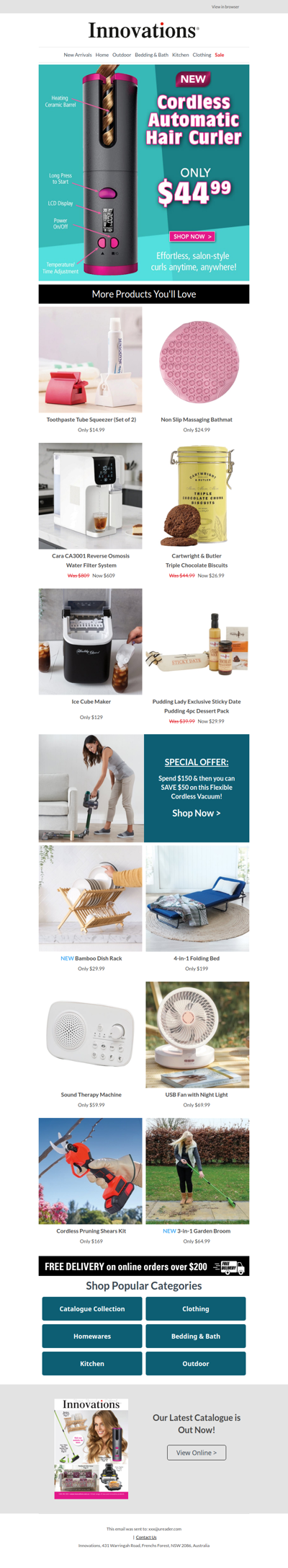 Meet Your New Styling Essential: Cordless & Compact Hair Curler!