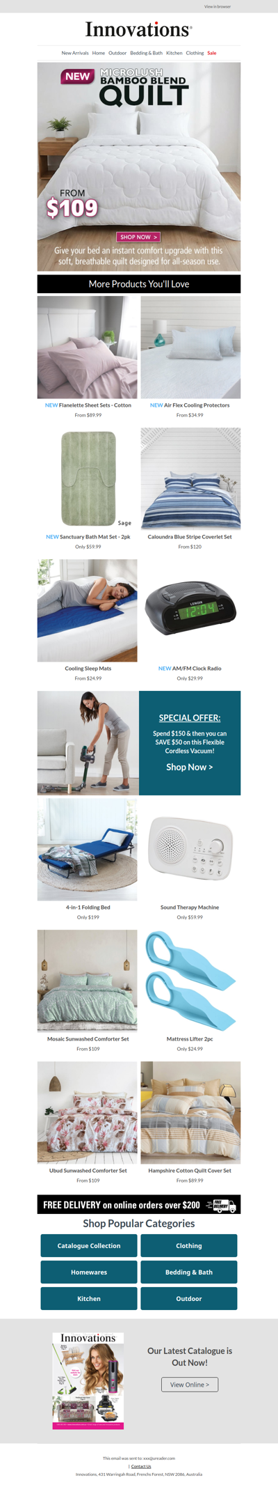 🛏️ Cosy up with our new Microlush Bamboo Blend Quilt!