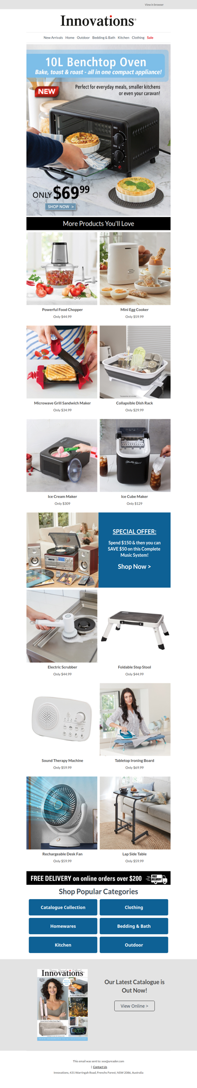 NEW Benchtop Oven - The easy way to bake, toast and roast!