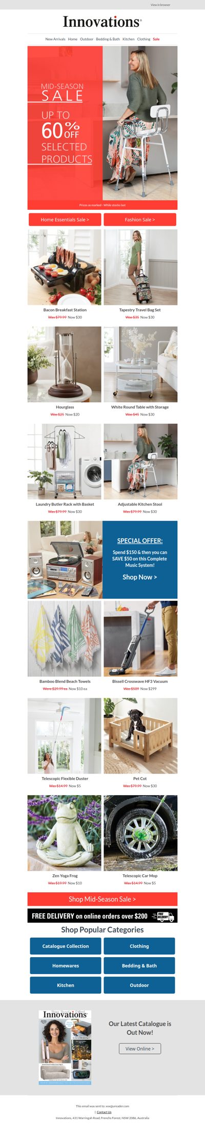 SAVE up to 60% in our Mid-Season Sale!