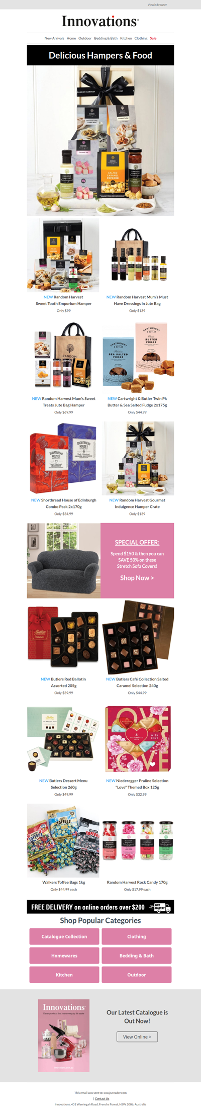 Delicious Hampers & Food – A treat for every taste!