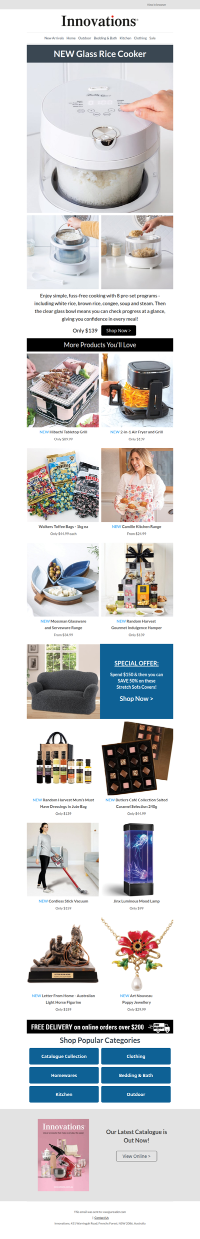 NEW Arrival | Glass Rice Cooker