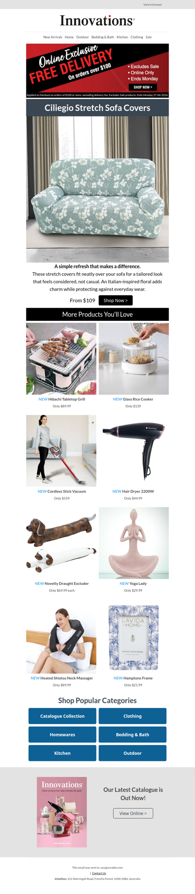 Stretch Sofa Covers – A fresh look in minutes! + Save on Delivery*