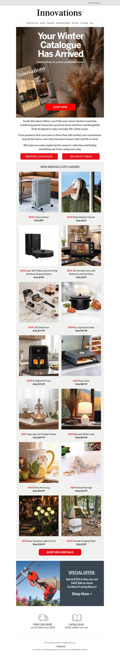 Your Winter Catalogue Has Arrived