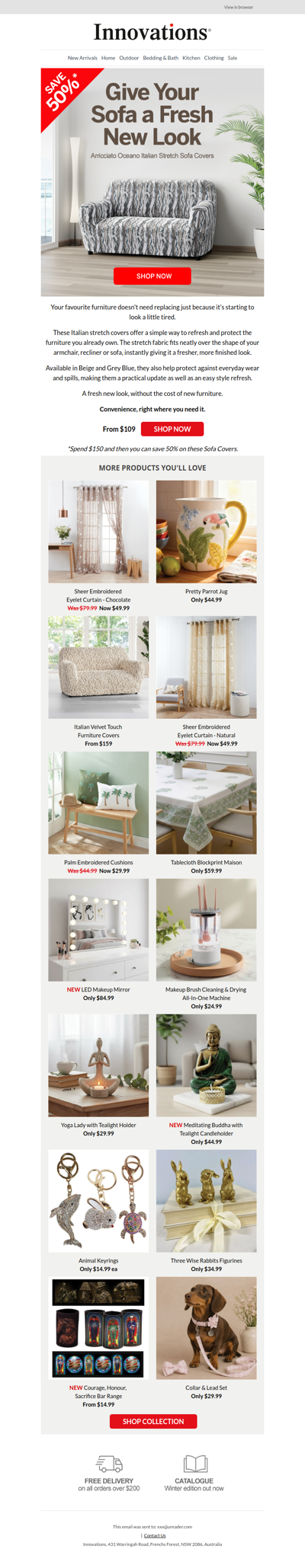 Give your sofa a fresh new look