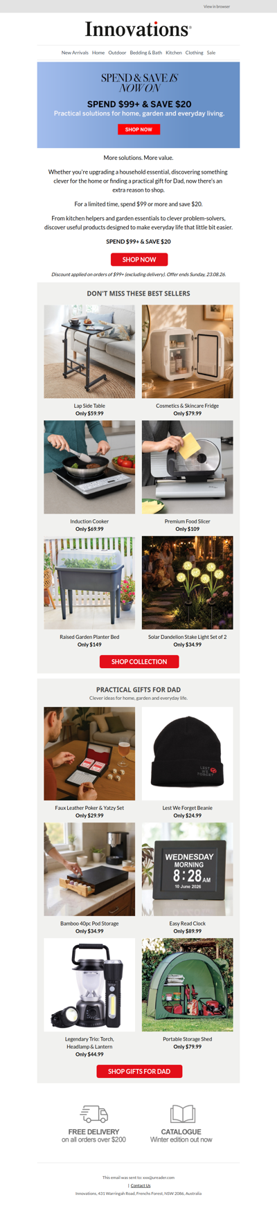 Spend & Save Is Now On
