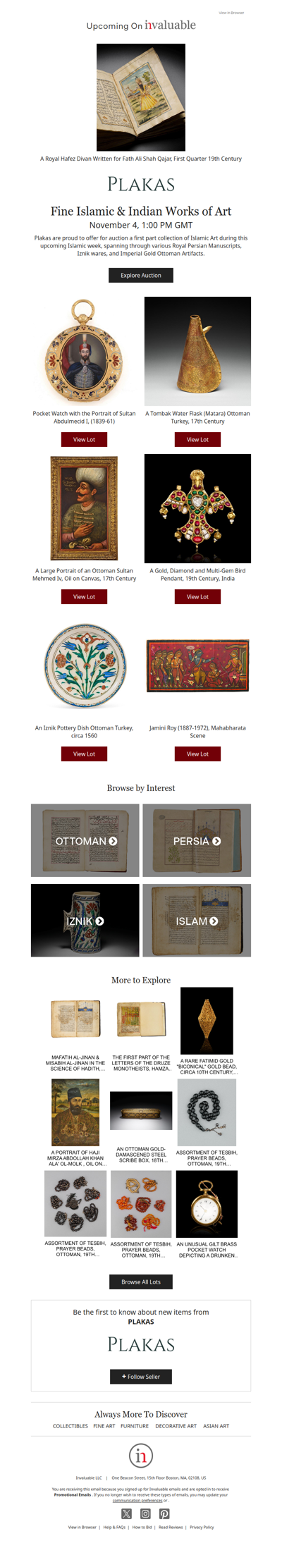 Fine Islamic & Indian Works of Art